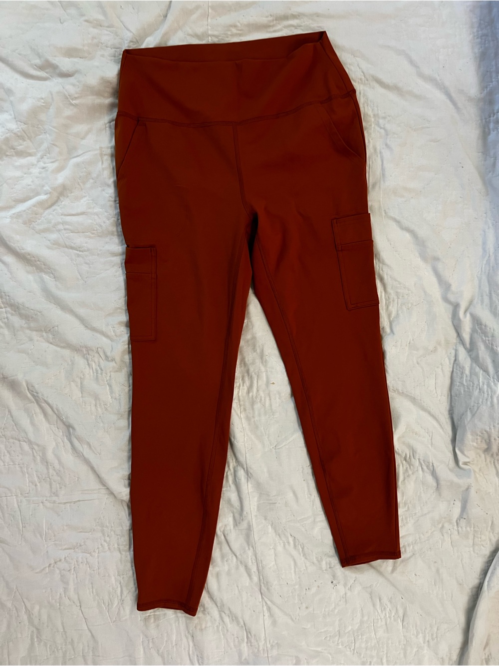 Avalanche Rust Cargo High-Rise Leggings
